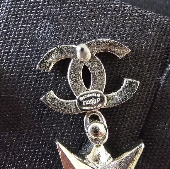 CHANEL CC Star Drop Earrings - Picture 10 of 11